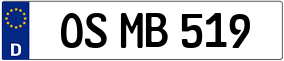 Truck License Plate